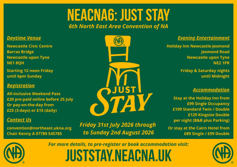 NEACNA6 North East England Convention 2026 : “Just Stay”